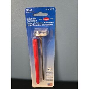 NEW Cooper 1236-32 Professional Instant Read Thermometer‎ Recalibrate Stainless